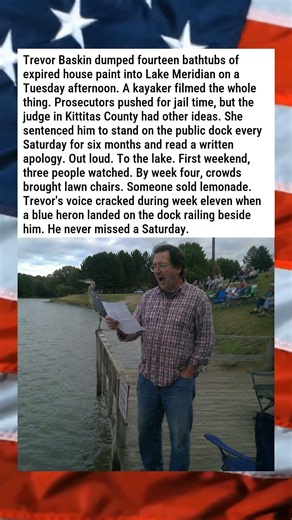COURT ORDERS MAN TO APOLOGIZE TO A LAKE 🏞️⚖️😂
