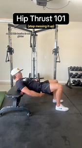 Hip Thrust 101 #hipthrusts #glutesworkout | Lost and Lifting