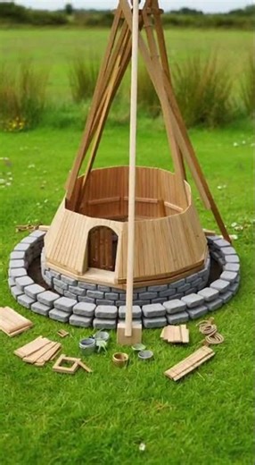 Mini Windmill Built From Scratch Timelapse