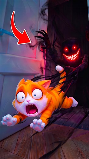DON'T GO INTO GRANNY'S SCARY BASEMENT!?! 🙀#iamcat