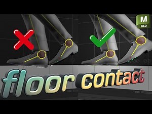 Proper floor contact in MotionBuilder