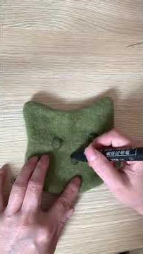 hand-sewed a cat figurine.#sewing# sewing tutorial#sewing for begine#easy sewing# Handmade
