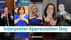 64K views · 1.3K reactions | On Interpreter Appreciation Day – and every day – we thank all American Sign Language interpreters! Sorenson recognizes your amazing efforts and the care you take to serve the communication needs of our nation’s communities, especially during this pandemic. Thank you, thank you, thank you!  #SorensonStrong | Sorenson | Facebook