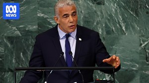 Israeli Prime Minister Yair Lapid calls for two-state solution, Palestinians say United Nations speech 'means nothing'