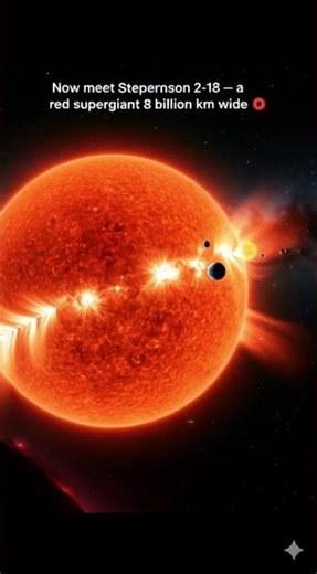 🌞💫The Largest Star Ever Found Makes Our Sun Look Tiny!