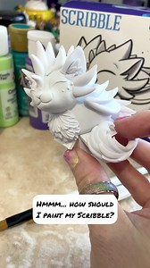 Scribble (pyo) and Fitz pre-orders are still open! Since I have a Scribble here I want to paint him! I’m thinking maybe rainbow tabby? Or galaxy cat???😱 The possibilities are endless! What do you think? How will you paint yours? 🤔 | Dragons & Beasties