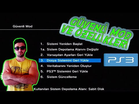 PS3 GÜVENLİ MOD VE ÖZELLİKLERİ