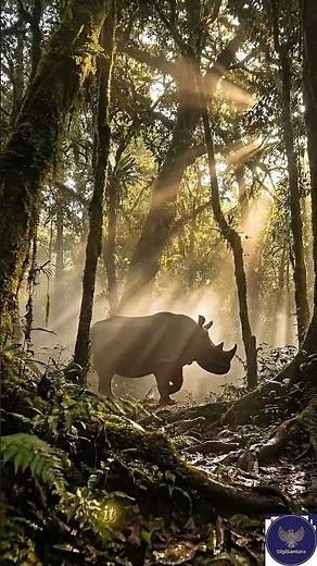 Javan Rhino: The Last Giant on the Brink of Extinction! 🦏