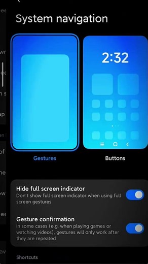 system navigation setting kivaba kora 🤔
