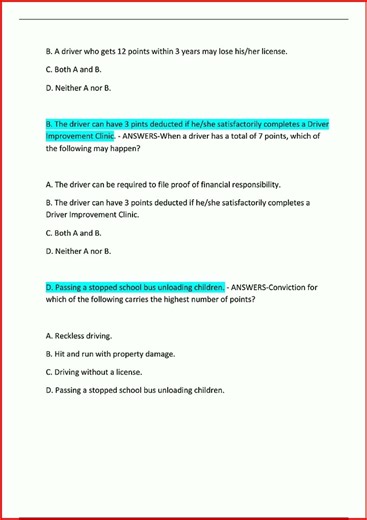 Nc Dmv Driving Test With Correct Actual Questions And Correc video