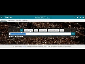 ABACUS, Digital Library: How to Access the ProQuest Journal Database