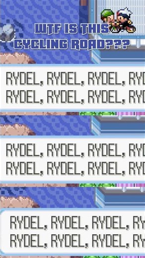 Cycling Road in Hoenn is SO WEIRD... WHY?
