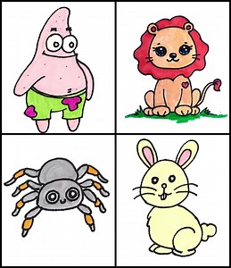 9.5K views · 81 reactions | Cute Animal Drawings for Kids | Simple Drawings | Facebook