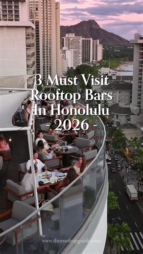 3 rooftop bars in Honolulu you can’t miss 🍸. These must-visit rooftop bars in Honolulu bring island vibes, skyline views, and serious vacation energy. If you haven’t been yet… this is your sign. #RooftopBarsHonolulu #HonoluluViews #HonoluluNights #HawaiiBucketList #islandvibes