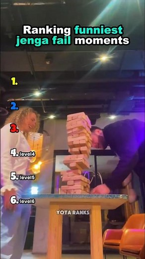 Ranking funniest jenga fail moments