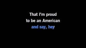 Karaoke God Bless The U.S.A. - Lee Greenwood - CDG, MP4, KFN - Karaoke Version
