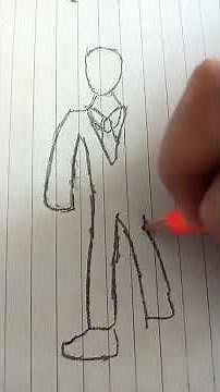 how to draw slender man