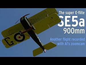 E-flite SE5a flight 27th April 2025