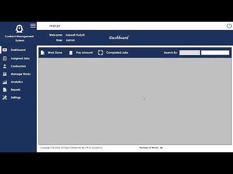C# Contract Management System [Part-7] Adding Work Done By the Contractor