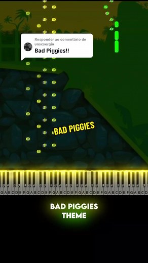 Learn Angry Birds and Bad Piggies Theme on Piano Tutorial