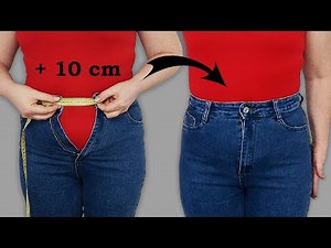 EXPAND JEANS WAIST BY 10 CM — Tailors DON’T Want You to Know! (Fast & Hidden)