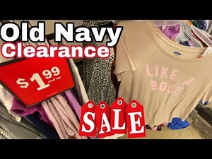 Old Navy Clearance Shopping