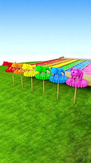 Learning Colors with Robot Dog Water Color Slider