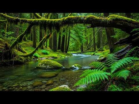 Relaxing Forest Sounds, Harmonious birds Chirping Forest, Babbling Brook, Relaxing Nature Sounds