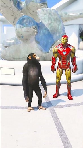 GTA V : ALIEN TRANSFORM SPIDER-MAN INTO A MONKEY IN GTA 5 ! #shorts #viral #gta #gta5