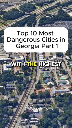 Top 10 Most Dangerous Cities in Georgia Part 1 #georgia #georgiacities #crimeanalysis #cityrankings #databreakdown
