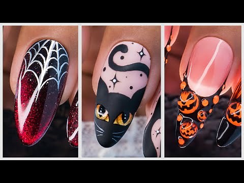 🎃Halloween Spooky Nail Art Ideas | Best Self Nail Art Tutorial At Home