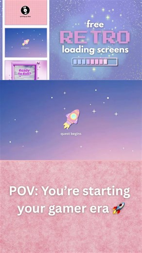 Cute Gamer Girl Intro Template