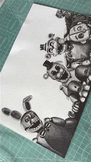 Sptring Bonnie - five night at Freddys .#arte #desenho #fivenightsatfreddys #fnaf #springbonnie