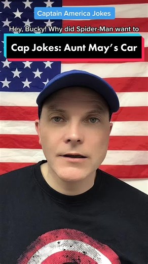 #captainamericasings #buckybarnes #spiderman #auntmay #marvel #jokes #fyp