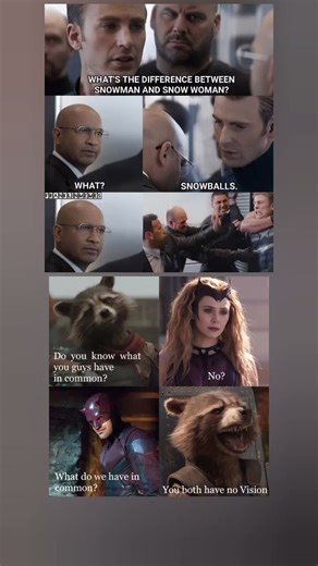 When Marvel jokes hit harder than the fight scenes 💥😂 | #marvel #funnymemes #shorts