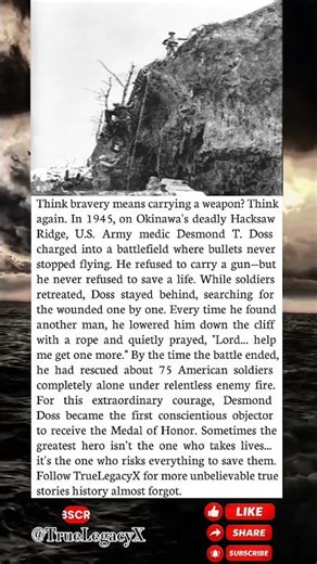 The Soldier Who Saved 75 Lives Without Firing a Single Shot | Desmond Doss' True Story