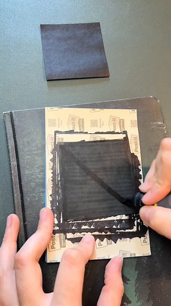 DIY Custom Black Post It Notes for Perfect Organization