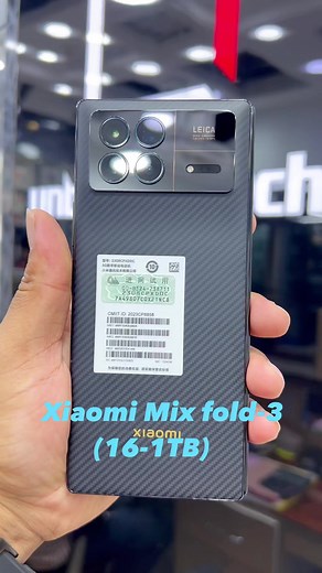 4.2K views · 64 reactions | Xiaomi Mix fold-3 (16-1TB) | Unboxing Tech | Facebook