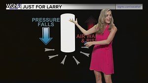 Pay attention, Larry Potash! Here's Meteorologist Morgan Kolkmeyer explaining atmospheric pressure to Larry... 🤓🌡️🌬️💧 | WGN Morning News