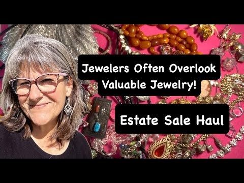 Estate Sale Jewelry Haul - Hidden Treasures Jewelers Often Overlook!