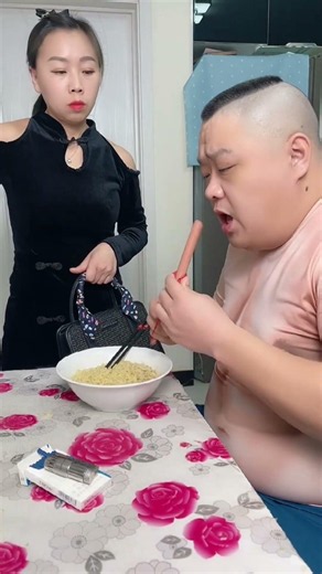 This meal is no good anymore! #Funny #Funny Couple #Trickery