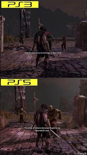 Middle-earth: Shadow of Mordor PS3 vs PS5 Graphics Comparison