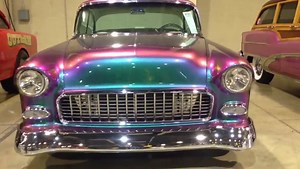 7.6M views · 205K shares | 1955 Bel Air in Chameleon paint! What do you think? Mecum Auctions www.coolridesonline.net | Cool Rides Online | Facebook