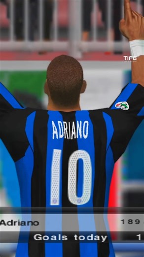 Pro Evolution Soccer 6 (2004/05 Dreamfinder patch, PC) ⚽🎮 Adriano, Inter vs Fiorentina. 99. Twice. | This Is Football Gaming