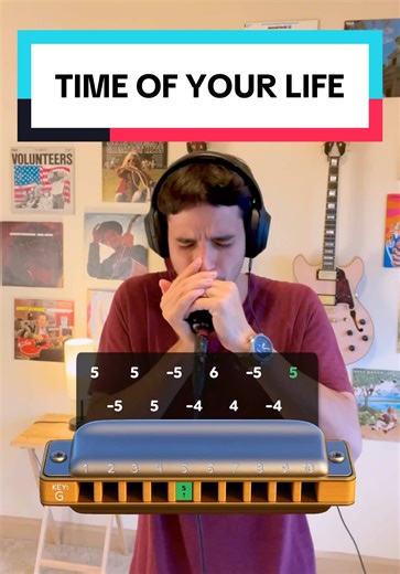 ‏Good riddance #harmonica #greenday #tutorial
