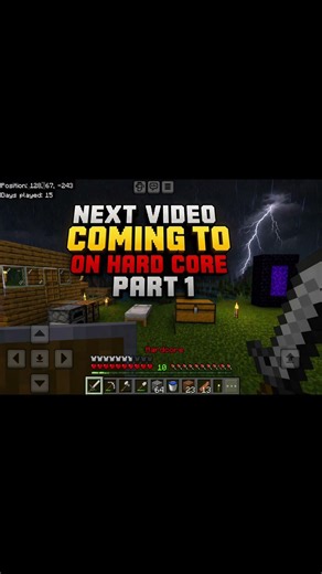 Hard Core In Mobile Gaming Minecraft #minecraft