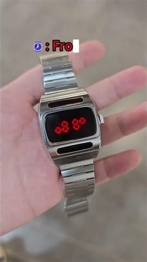 Before smartwatches took over our wrists,time used to glow red.
