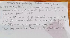 Answer the following: I whole sheet of Paper 1. How many terms ... | Filo