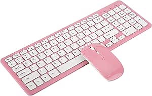 Pomya Mouse Keyboard Set - Gaming Keyboard Mouse Combo - Micro USB Receiver - for Notebook Computer - for OfficeHome (Suit)