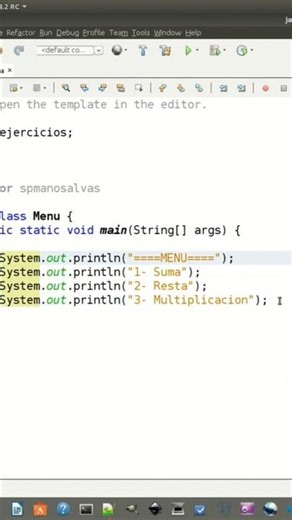 do while ejercicio práctico #programacion #java